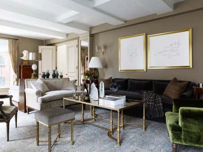  Eclectic Apartment Living Room. Gramercy Residence 1 by Bennett Leifer Interiors.