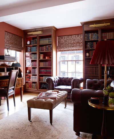  Eclectic Apartment Office and Study. Gramercy Residence 1 by Bennett Leifer Interiors.