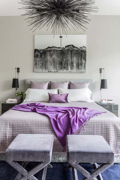  Contemporary Apartment Bedroom. West Chelsea Residence  by Bennett Leifer Interiors.