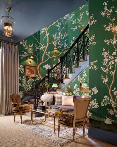  Traditional Family Home Entry and Hall. Kips Bay Dallas 2020 by M Interiors.