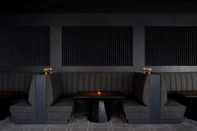 Contemporary Restaurant Dining Room. Ensue by Chris Shao Studio LLC.