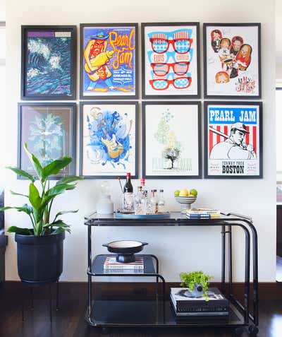 Contemporary Bar and Game Room. Belltown Penthouse Condo by The Residency Bureau.