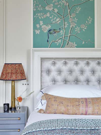  Contemporary Asian Family Home Bedroom. Holland Park Townhouse by Violet & George.