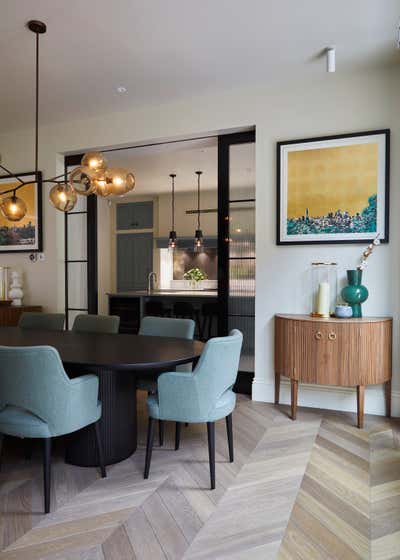  Contemporary Family Home Dining Room. Hampstead Family Home by Violet & George.