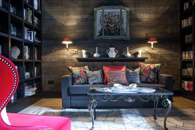  Bohemian Eclectic Family Home Living Room. Islington by Alacarter Limited.