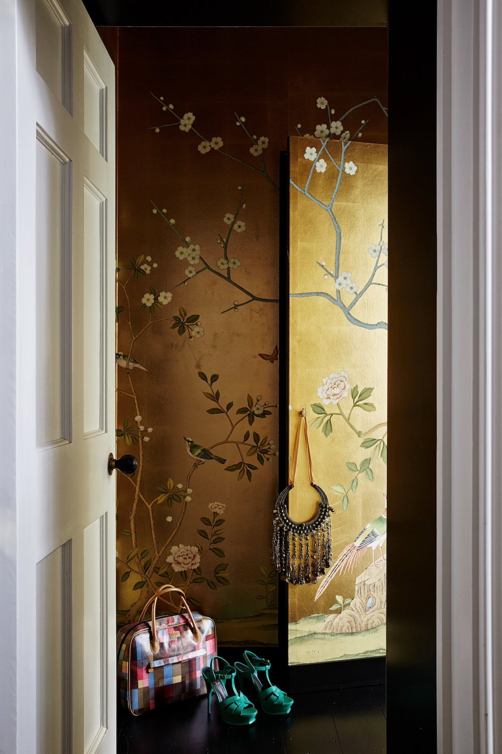 Bohemian Storage Room and Closet