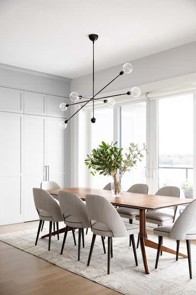  Minimalist Modern Dining Room. Apartment Living by Sharon Rembaum Interior Design.