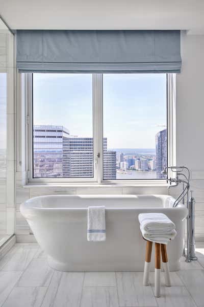  Contemporary Apartment Bathroom. Tribeca Full Floor Apartment at Four Seasons Residences  by Ariel Okin.