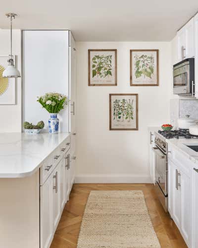  Traditional Apartment Kitchen. Upper East Side Three Bedroom by Ariel Okin.