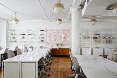  Mid-Century Modern Office Office and Study. Goop NYC HQ by Ariel Okin.