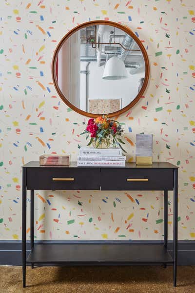  Mid-Century Modern Eclectic Office Entry and Hall. Maisonette HQ DUMBO by Ariel Okin.