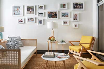 Mid-Century Modern Office Living Room. Maisonette HQ DUMBO by Ariel Okin.
