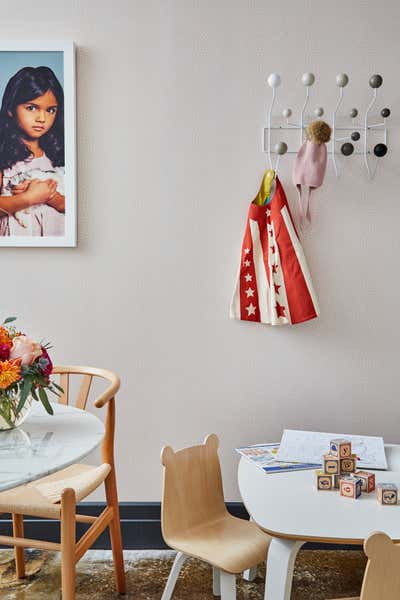 Mid-Century Modern Office Children's Room. Maisonette HQ DUMBO by Ariel Okin.