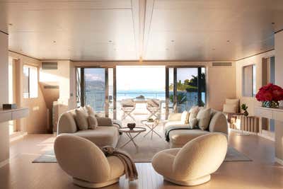 Transportation Living Room. Exploration Yacht by Rafael de Cárdenas, Ltd..