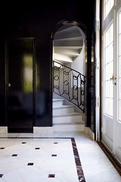  French Family Home Entry and Hall. Parc Monceau Residence by Rafael de Cárdenas, Ltd..