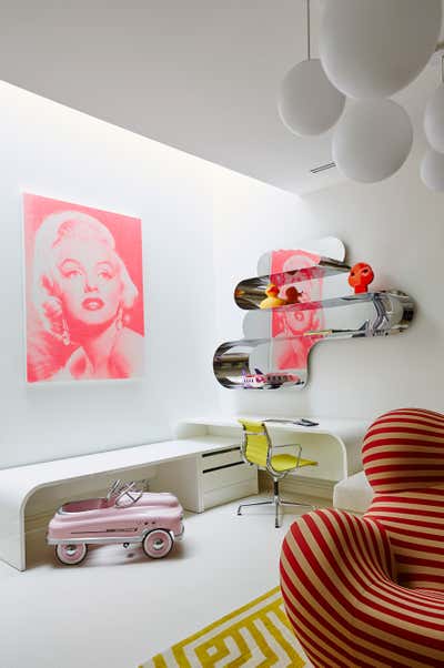  Eclectic Family Home Children's Room. Bayswater Townhouse, London, UK by Peter Mikic Interiors.