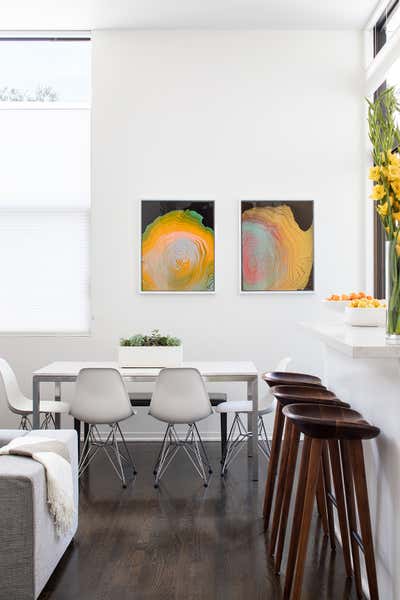 Contemporary Family Home Dining Room. Marina Del Rey by Laura Roberts Interiors.