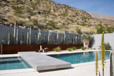  Vacation Home Patio and Deck. Palm Springs by Laura Roberts Interiors.