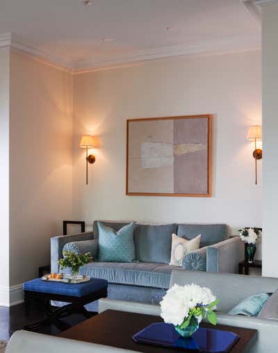  Transitional Apartment Living Room. Horatio Street by Lauren Stern Design.