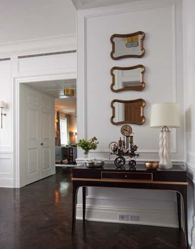  Transitional Apartment Entry and Hall. Horatio Street by Lauren Stern Design.
