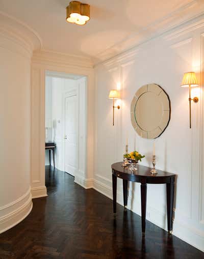  Transitional Apartment Entry and Hall. Horatio Street by Lauren Stern Design.