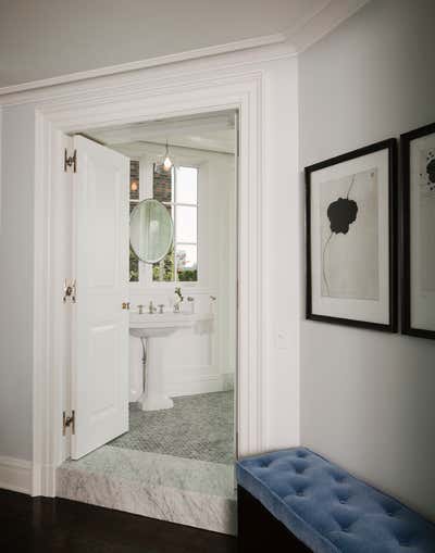  Transitional Apartment Bathroom. Horatio Street by Lauren Stern Design.