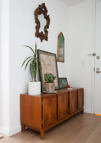  Eclectic Apartment Entry and Hall. Baxter Street by Lauren Stern Design.