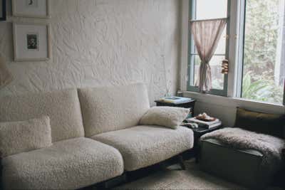  Mid-Century Modern Apartment Living Room. silver lake by Shopgirl Studio.