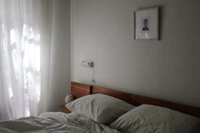  Mid-Century Modern Apartment Bedroom. silver lake by Shopgirl Studio.