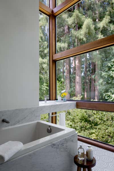  Country Country House Bathroom. Sonoma County Family Getaway by McCaffrey Design Group.