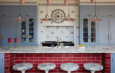 Bohemian Country House Kitchen. Hampshire Family Home by Godrich Interiors.