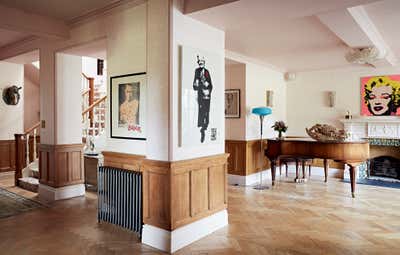  Bohemian Living Room. Hampshire Family Home by Godrich Interiors.