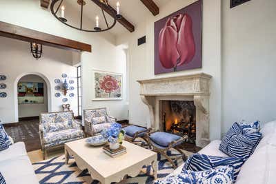  Rustic Moroccan Vacation Home Living Room. Casa del Dos Palmas by The Warner Group Architects, Inc..