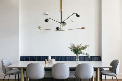  Contemporary Modern Apartment Dining Room. Madison Square West Apartment by Lucy Harris Studio.