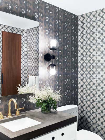  Eclectic Apartment Bathroom. Castle of Color  by Kati Curtis Design.