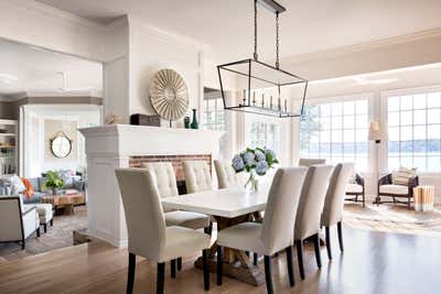  Contemporary Family Home Dining Room. Contemporary Craftsman on the Water by Kati Curtis Design.