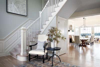  Craftsman Family Home Entry and Hall. Contemporary Craftsman on the Water by Kati Curtis Design.