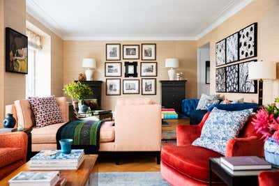  Art Deco Apartment Living Room. A New Home for a New Beginning  by Kati Curtis Design.