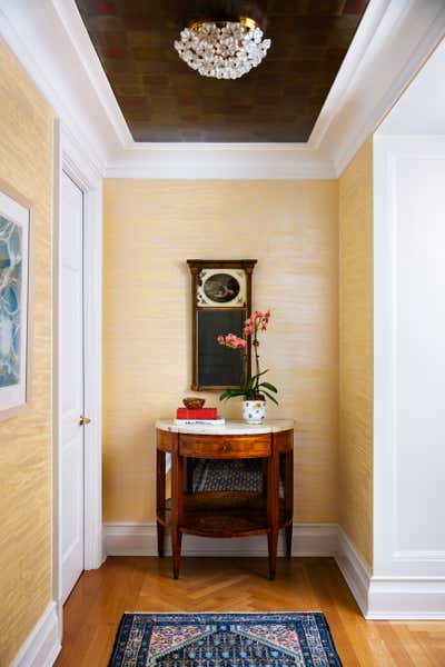  Traditional Apartment Entry and Hall. A New Home for a New Beginning  by Kati Curtis Design.