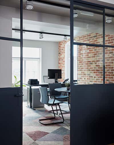 Contemporary Workspace. The Really Useful Group HQ, London by Godrich Interiors.