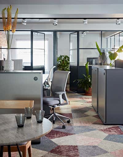 Contemporary Workspace. The Really Useful Group HQ, London by Godrich Interiors.