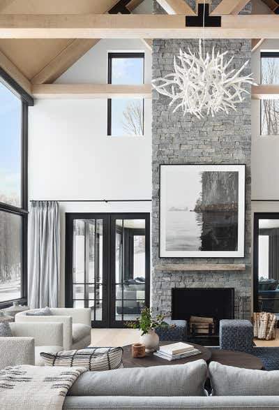  Contemporary Vacation Home Living Room. Berkshires Mountain Retreat by Workshop APD.