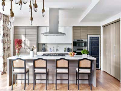  Contemporary Apartment Kitchen. Colorful Eclectic Chelsea Penthouse by Kati Curtis Design.