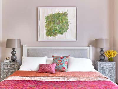  Contemporary Apartment Bedroom. Colorful Eclectic Chelsea Penthouse by Kati Curtis Design.