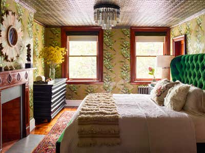  Victorian Bedroom. A Victorian Townhouse in New York's Meatpacking District  by Kati Curtis Design.