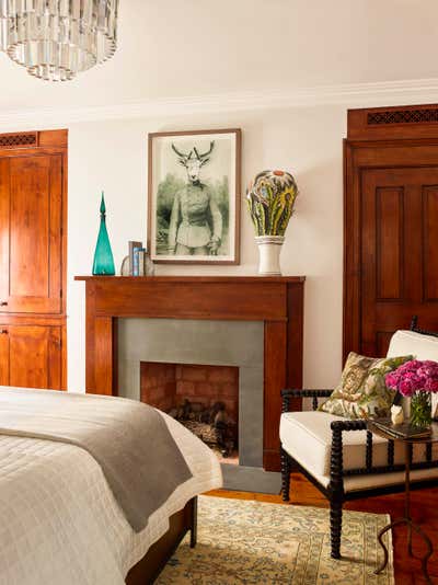  Eclectic Family Home Bedroom. A Victorian Townhouse in New York's Meatpacking District  by Kati Curtis Design.