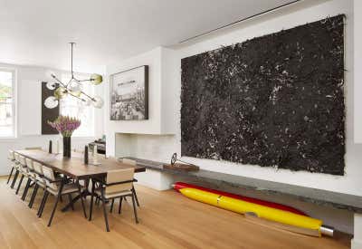  Contemporary Family Home Dining Room. A Townhouse for a Growing Family  by Kati Curtis Design.