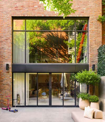  Modern Family Home Exterior. A Townhouse for a Growing Family  by Kati Curtis Design.