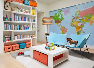  Contemporary Family Home Children's Room. A Townhouse for a Growing Family  by Kati Curtis Design.