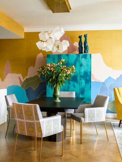  Eclectic Apartment Dining Room. Upper West Side Pied A Terre  by Kati Curtis Design.